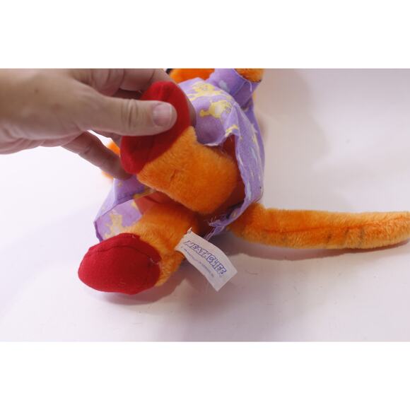 Heathcliff, 1999, Plush, Purple Nightgown, Nightcap, Vintage, ~ 251120-WH 1402 - Picture 3 of 4